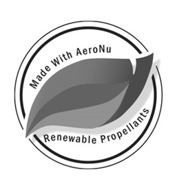 MADE WITH AERONU RENEWABLE PROPELLANTS trademark