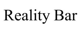 REALITY BAR trademark