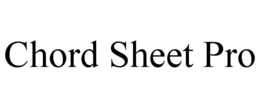 CHORD SHEET PRO trademark