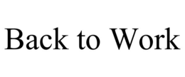 BACK TO WORK trademark