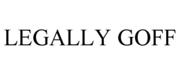 LEGALLY GOFF trademark