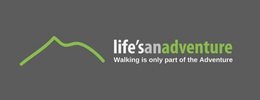 LIFE'SANADVENTURE WALKING IS ONLY PART OF THE ADVENTURE trademark