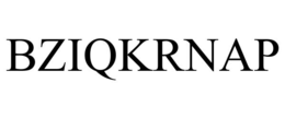 BZIQKRNAP trademark