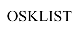 OSKLIST trademark