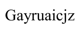GAYRUAICJZ trademark