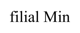 FILIAL MIN trademark