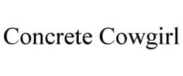 CONCRETE COWGIRL trademark