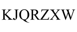 KJQRZXW trademark