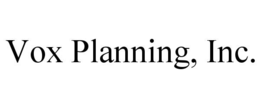 VOX PLANNING, INC. trademark
