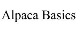 ALPACA BASICS trademark