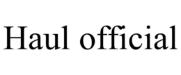 HAUL OFFICIAL trademark