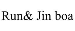 RUN& JIN BOA trademark