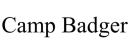 CAMP BADGER trademark