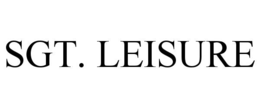 SGT. LEISURE trademark