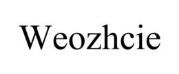 WEOZHCIE trademark