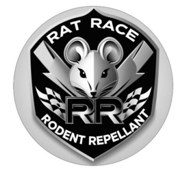 RAT RACE RODENT REPELLANT RR trademark