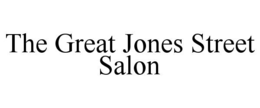 THE GREAT JONES STREET SALON trademark