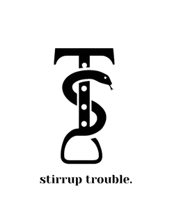 ST STIRRUP TROUBLE. trademark