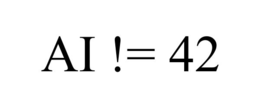 AI != 42 trademark