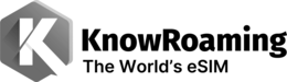 K KNOWROAMING THE WORLD'S ESIM trademark