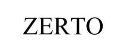 ZERTO trademark