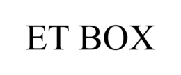 ET BOX trademark