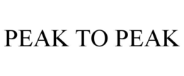 PEAK TO PEAK trademark