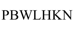PBWLHKN trademark