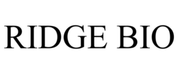 RIDGE BIO trademark