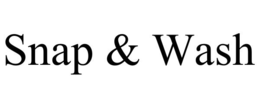 SNAP & WASH trademark