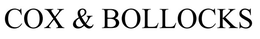 COX & BOLLOCKS trademark