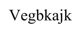 VEGBKAJK trademark