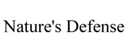 NATURE'S DEFENSE trademark