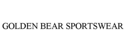 GOLDEN BEAR SPORTSWEAR trademark