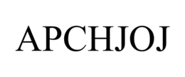 APCHJOJ trademark