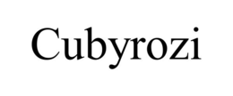 CUBYROZI trademark