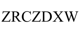 ZRCZDXW trademark