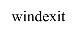 WINDEXIT trademark