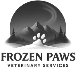 FROZEN PAWS VETERINARY SERVICES trademark