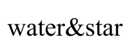 WATER&STAR trademark