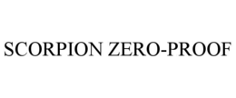 SCORPION ZERO-PROOF trademark