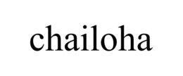 CHAILOHA trademark