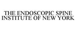 THE ENDOSCOPIC SPINE INSTITUTE OF NEW YORK trademark
