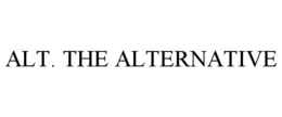 ALT. THE ALTERNATIVE trademark