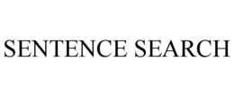 SENTENCE SEARCH trademark
