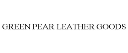 GREEN PEAR LEATHER GOODS trademark