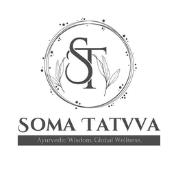ST SOMA TATVVA AYURVEDIC WISDOM, GLOBAL WELLNESS trademark