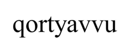QORTYAVVU trademark
