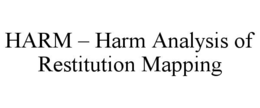 HARM – HARM ANALYSIS OF RESTITUTION MAPPING trademark