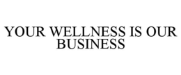 YOUR WELLNESS IS OUR BUSINESS trademark